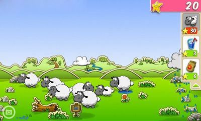 Gameplay of the Clouds & Sheep for Android phone or tablet.