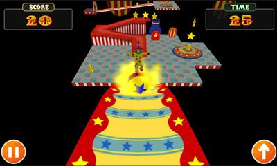Gameplay of the Clown Ball for Android phone or tablet.