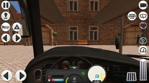 Gameplay of the Coach bus simulator for Android phone or tablet.