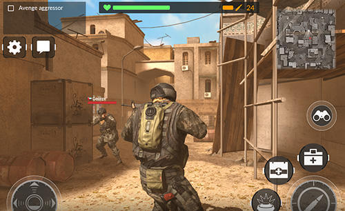 Code of war: Shooter online - Android game screenshots.