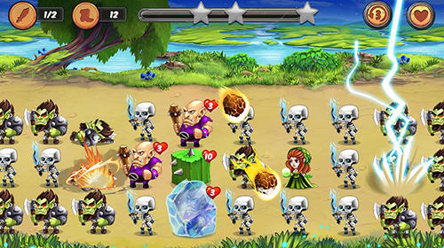 Color knights - Android game screenshots.