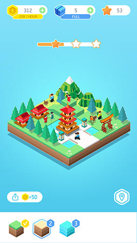 Color land: Build by number - Android game screenshots.