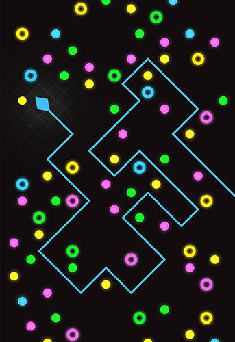 Color snake: Avoid blocks! - Android game screenshots.