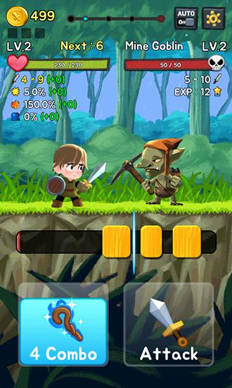 Gameplay of the Combo heroes for Android phone or tablet.