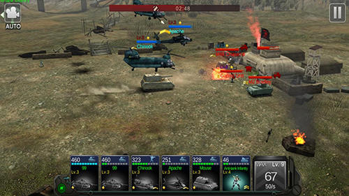 Commander battle - Android game screenshots.
