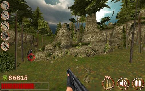 Gameplay of the Commando sniper shooter 3D for Android phone or tablet.