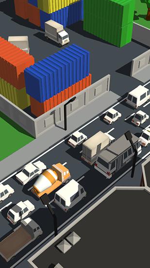 Gameplay of the Commute: Heavy traffic for Android phone or tablet.