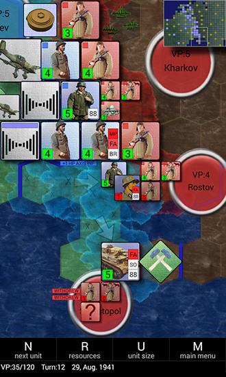 Gameplay of the Conflicts: Operation Barbarossa for Android phone or tablet.