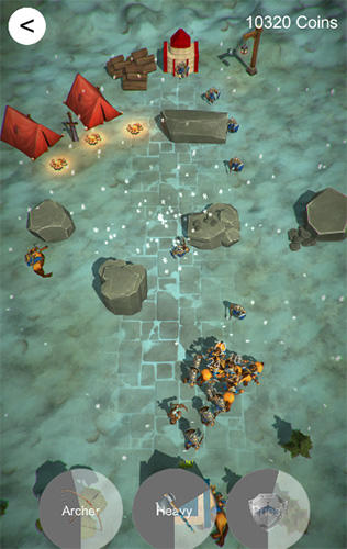Conquest: Mini crusade and military strategy game - Android game screenshots.