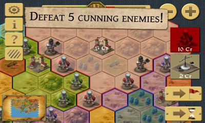Gameplay of the Conquest! Medieval Realms for Android phone or tablet.