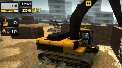 Gameplay of the Construction machines 2016 for Android phone or tablet.