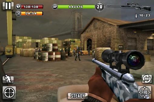 Gameplay of the Contract killer: Sniper for Android phone or tablet.