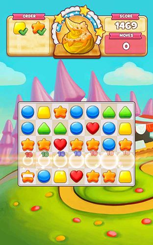 Gameplay of the Cookie jam for Android phone or tablet.
