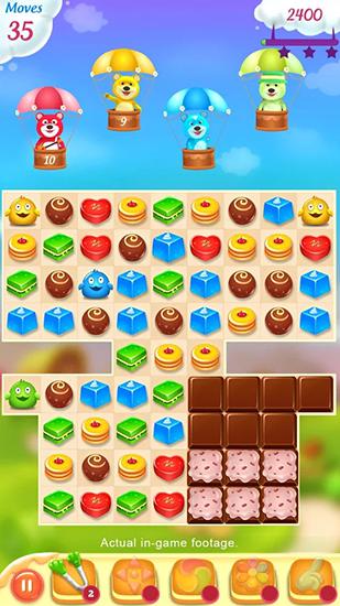 Gameplay of the Cookie paradise for Android phone or tablet.