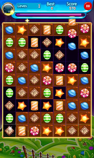 Gameplay of the Cookie star 2 for Android phone or tablet.