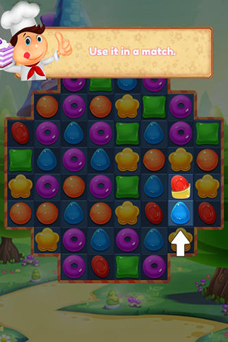 Gameplay of the Cookie sweet bomb for Android phone or tablet.