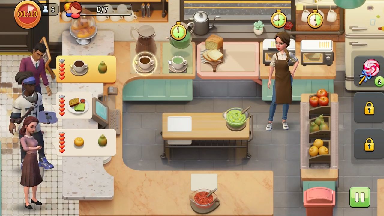 Cooking Confidential: 3D Games - Android game screenshots.