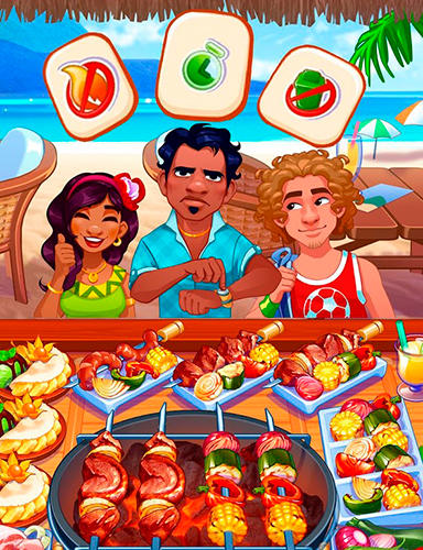 Cooking craze: A fast and fun restaurant game - Android game screenshots.