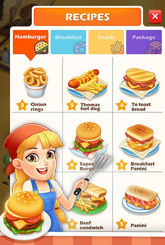 Cooking master fever - Android game screenshots.