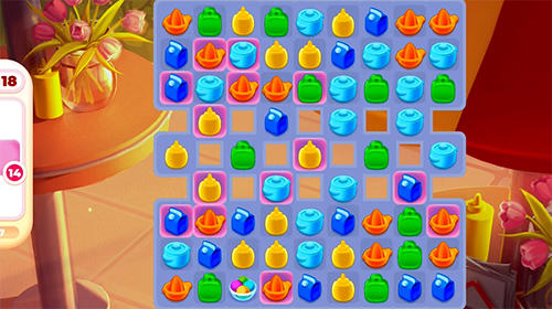 Cooking paradise: Puzzle match-3 game - Android game screenshots.