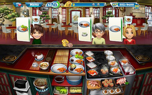 Gameplay of the Cooking fever for Android phone or tablet.