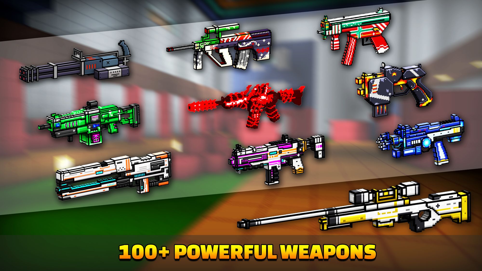 Cops N Robbers:Pixel Craft Gun - Android game screenshots.