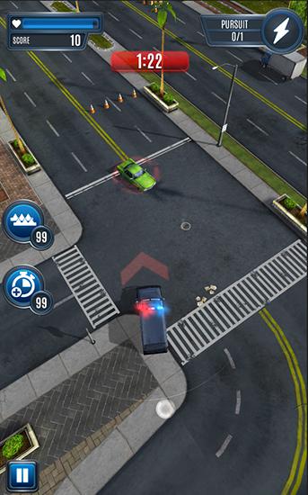 Gameplay of the Cops: On patrol for Android phone or tablet.