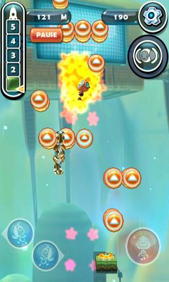 Gameplay of the Cordy Sky for Android phone or tablet.