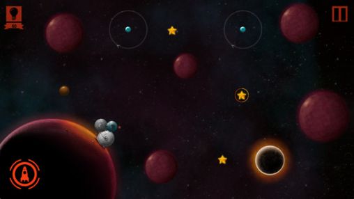 Gameplay of the Cosmoplan: A space puzzle for Android phone or tablet.