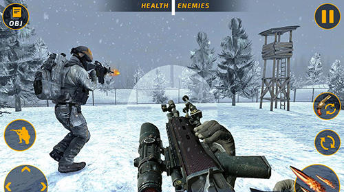 Counter terrorist battleground: FPS shooting game - Android game screenshots.