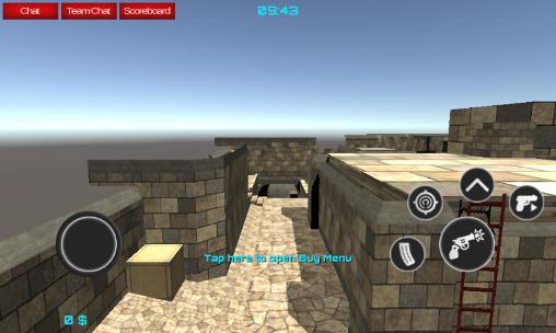 Gameplay of the Counter terrorist strike force for Android phone or tablet.