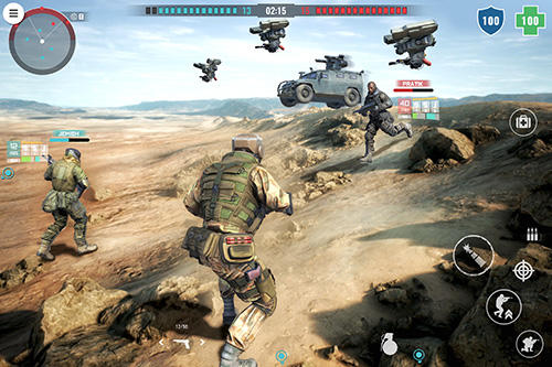 Country war: Battleground survival shooting games - Android game screenshots.