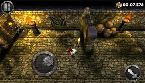 Gameplay of the Coward knight: A stealth adventure for Android phone or tablet.