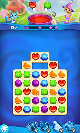 Gameplay of the Crafty candy for Android phone or tablet.