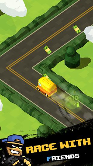 Download Cranky road Android free game.
