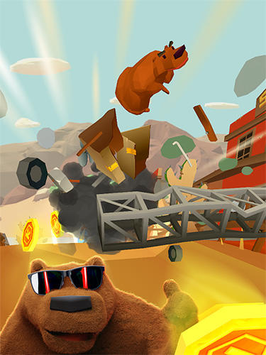 Crashing season run - Android game screenshots.