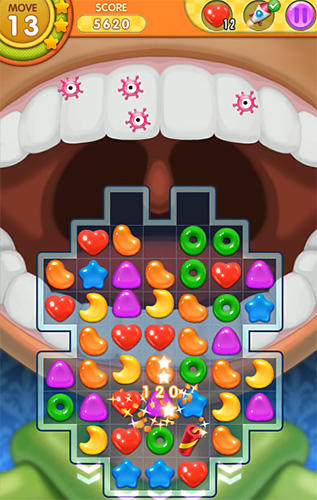 Crazy dentist 2: Match 3 game - Android game screenshots.