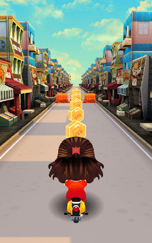 Crazy mom racing adventure. Emak-Emak matic: The queen of the street - Android game screenshots.