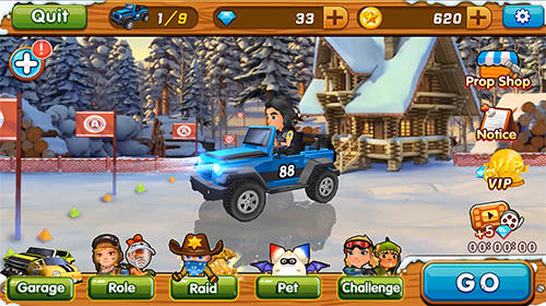 Crazy racing: Speed racer - Android game screenshots.