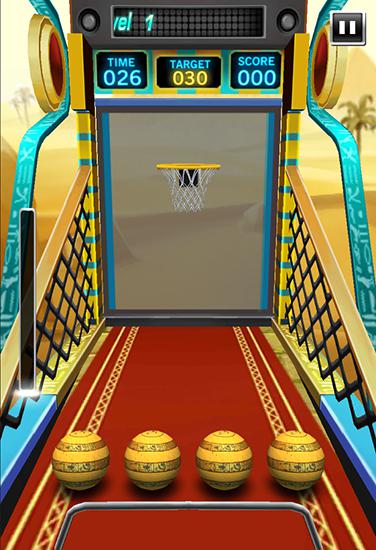 Gameplay of the Crazy basketball for Android phone or tablet.