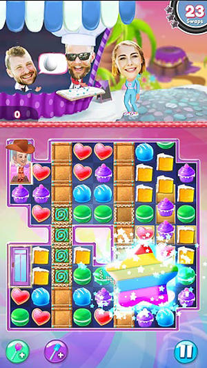 Gameplay of the Crazy cake swap for Android phone or tablet.