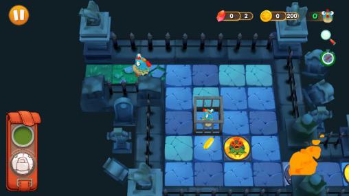 Gameplay of the Crazy chicken for Android phone or tablet.