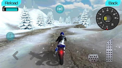 Gameplay of the Crazy moto racing for Android phone or tablet.