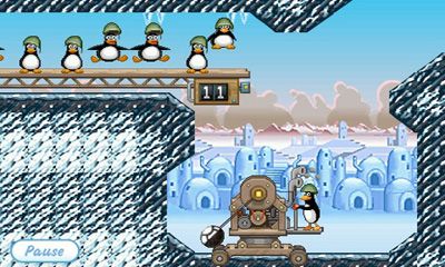 Gameplay of the Crazy Penguin Catapult for Android phone or tablet.