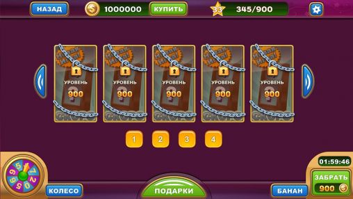 Gameplay of the Crazy russian slots for Android phone or tablet.