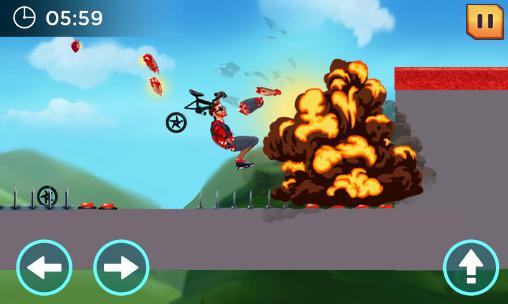 Gameplay of the Crazy wheels for Android phone or tablet.