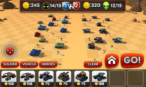 Creepy aliens battle simulator 3D - Android game screenshots.