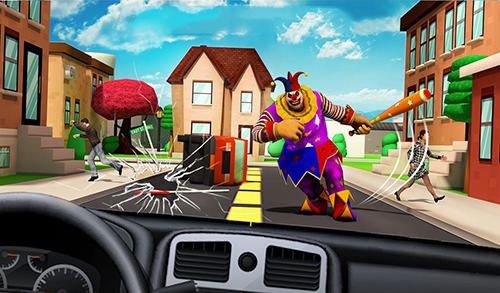Gameplay of the Creepy clown attack for Android phone or tablet.