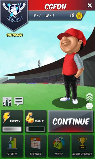 Gameplay of the Cricket career: Biginnings 3D for Android phone or tablet.