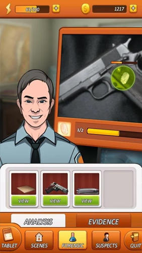 Crime files - Android game screenshots.